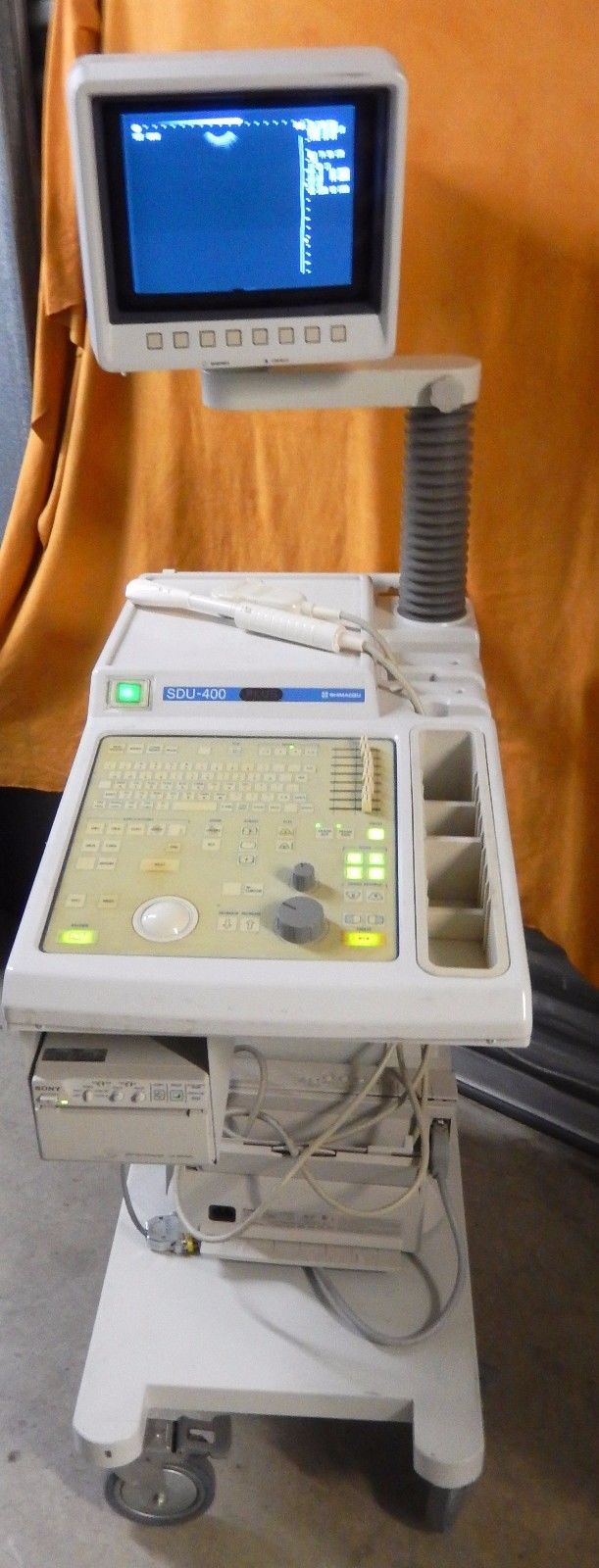 Shimadzu Diagnostic Ultrasound System SDU-400/Transvaginal Probe DIAGNOSTIC ULTRASOUND MACHINES FOR SALE