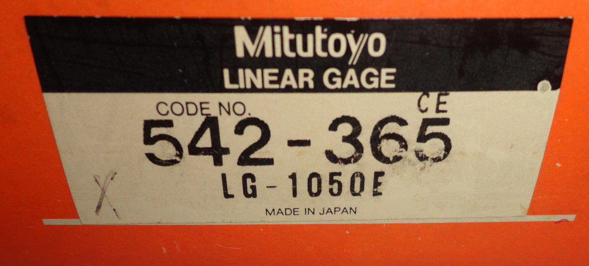 Mitutoyo 542-365 Linear Gage Probe 542365 LG-1050E .001-1.2" Fori Automation DIAGNOSTIC ULTRASOUND MACHINES FOR SALE