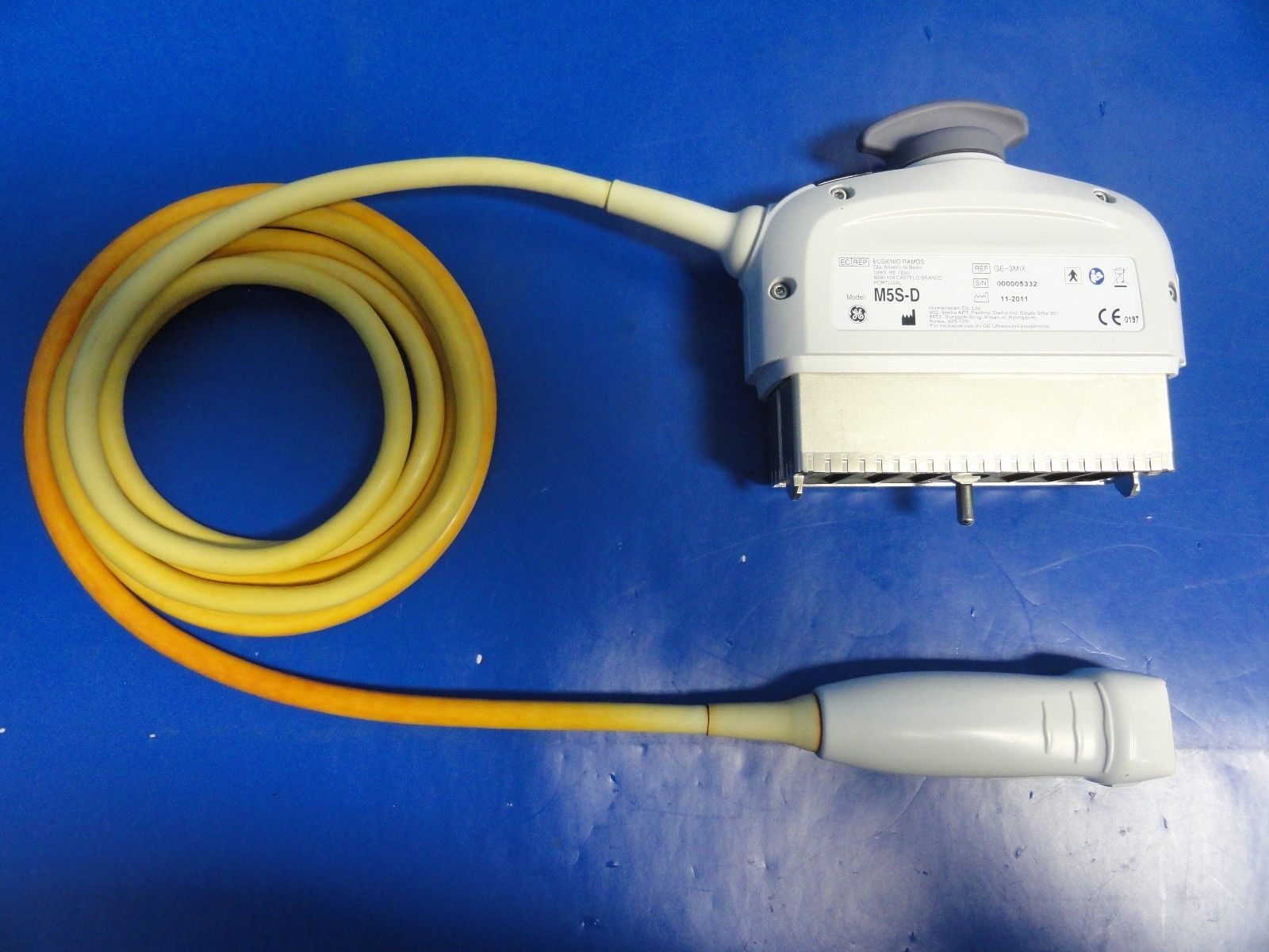 2011 GE M5S-D (GE-3MIX) Active Matrix Single Crystal Phased  Array Probe /10188 DIAGNOSTIC ULTRASOUND MACHINES FOR SALE