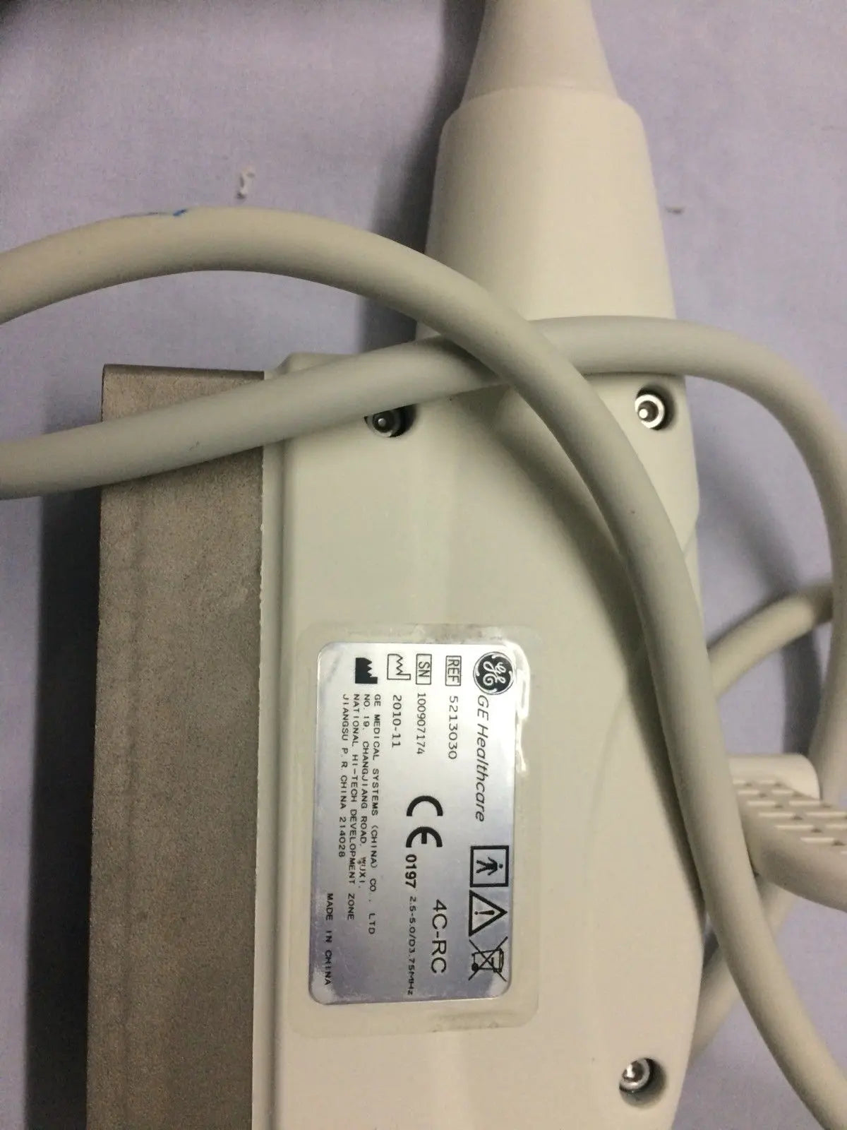 GE Ultrasound transducer probe convex 4CRC DIAGNOSTIC ULTRASOUND MACHINES FOR SALE