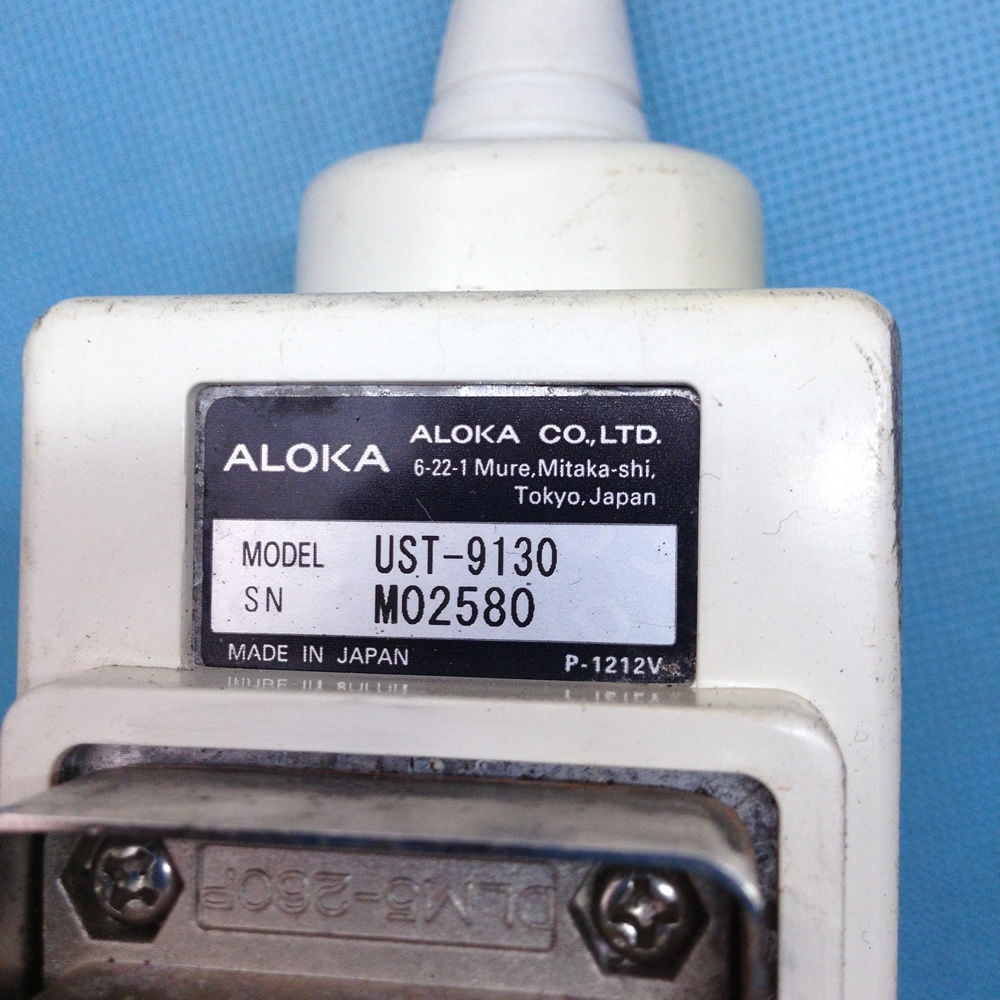ALOKA UST-9130 Ultrasound Transducer Probe Tail plug cable cut DIAGNOSTIC ULTRASOUND MACHINES FOR SALE