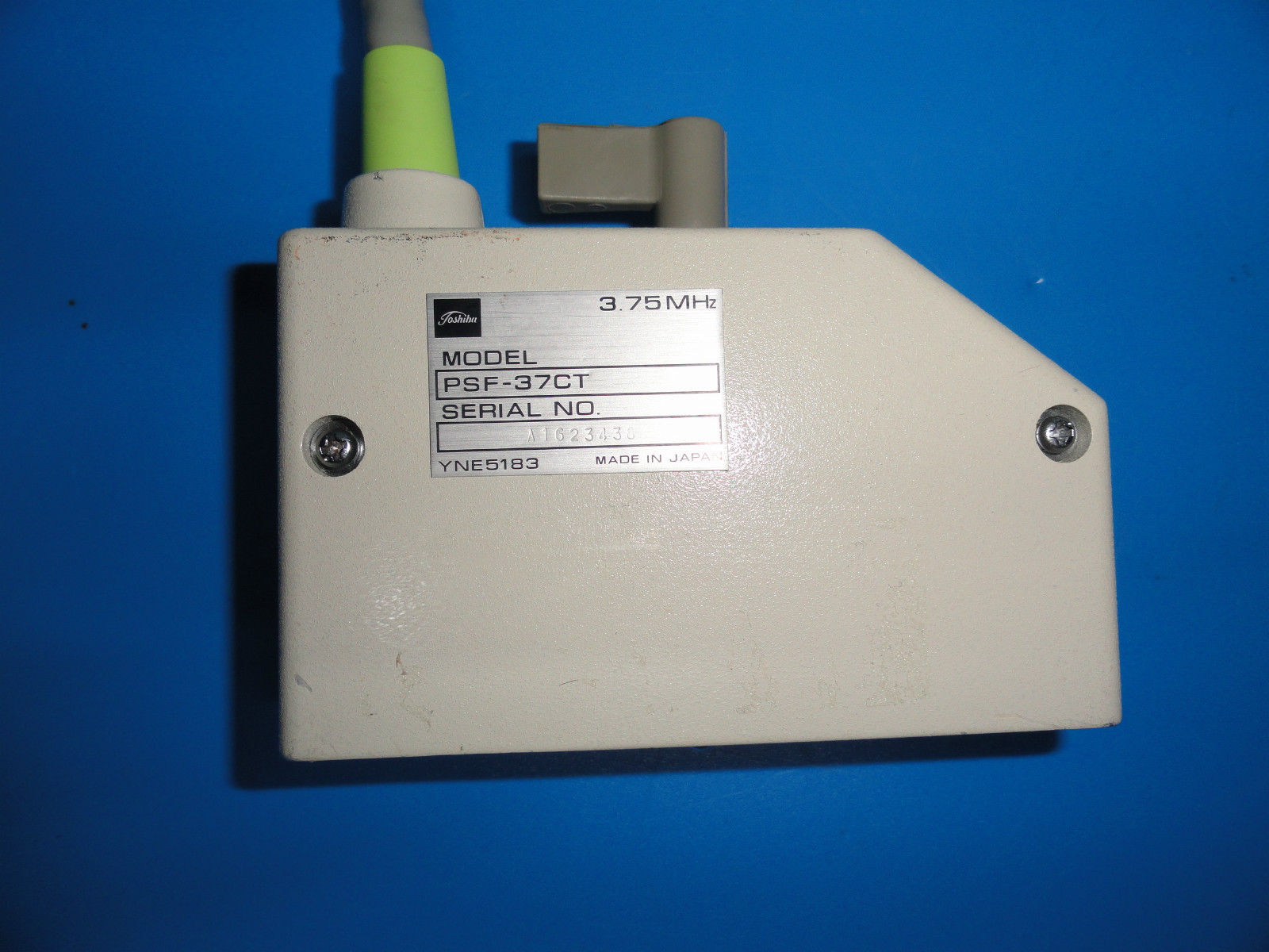 TOSHIBA PSF-37CT 3.75MH Sector Ultrasound Transducer for Toshiba SSA-270 (3512) DIAGNOSTIC ULTRASOUND MACHINES FOR SALE