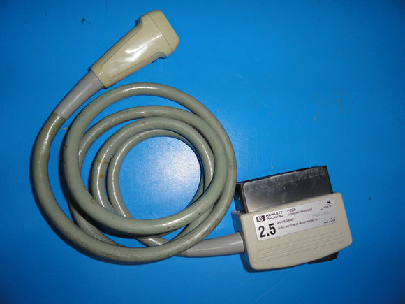 HP 21200B 2.5 MHz CW Phased Array Adult Cardiac Probe Ultrasound Transducer/3522