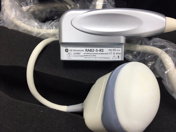 GE RAB2-5-RS Ultrasound Transducer (Probe)