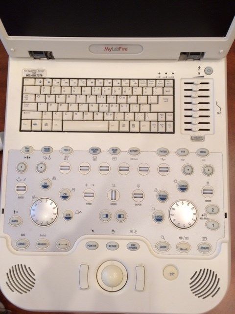 Esaote MyLab Five Portable Ultrasound machine including 2 probes   DIAGNOSTIC ULTRASOUND MACHINES FOR SALE