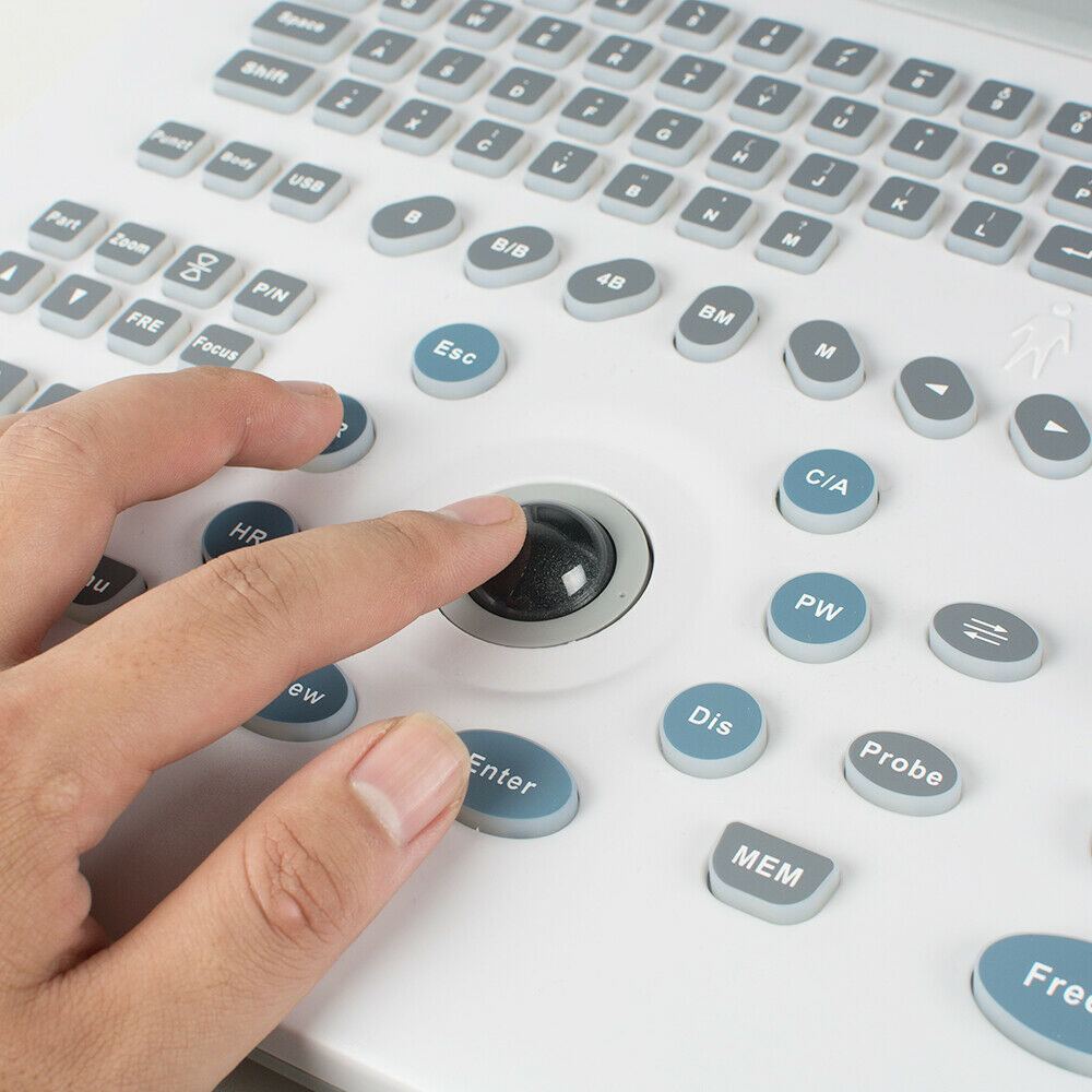 LCD Full Digital Portable Ultrasound Scanner Machine Convex Linear 2 Probes + 3D DIAGNOSTIC ULTRASOUND MACHINES FOR SALE