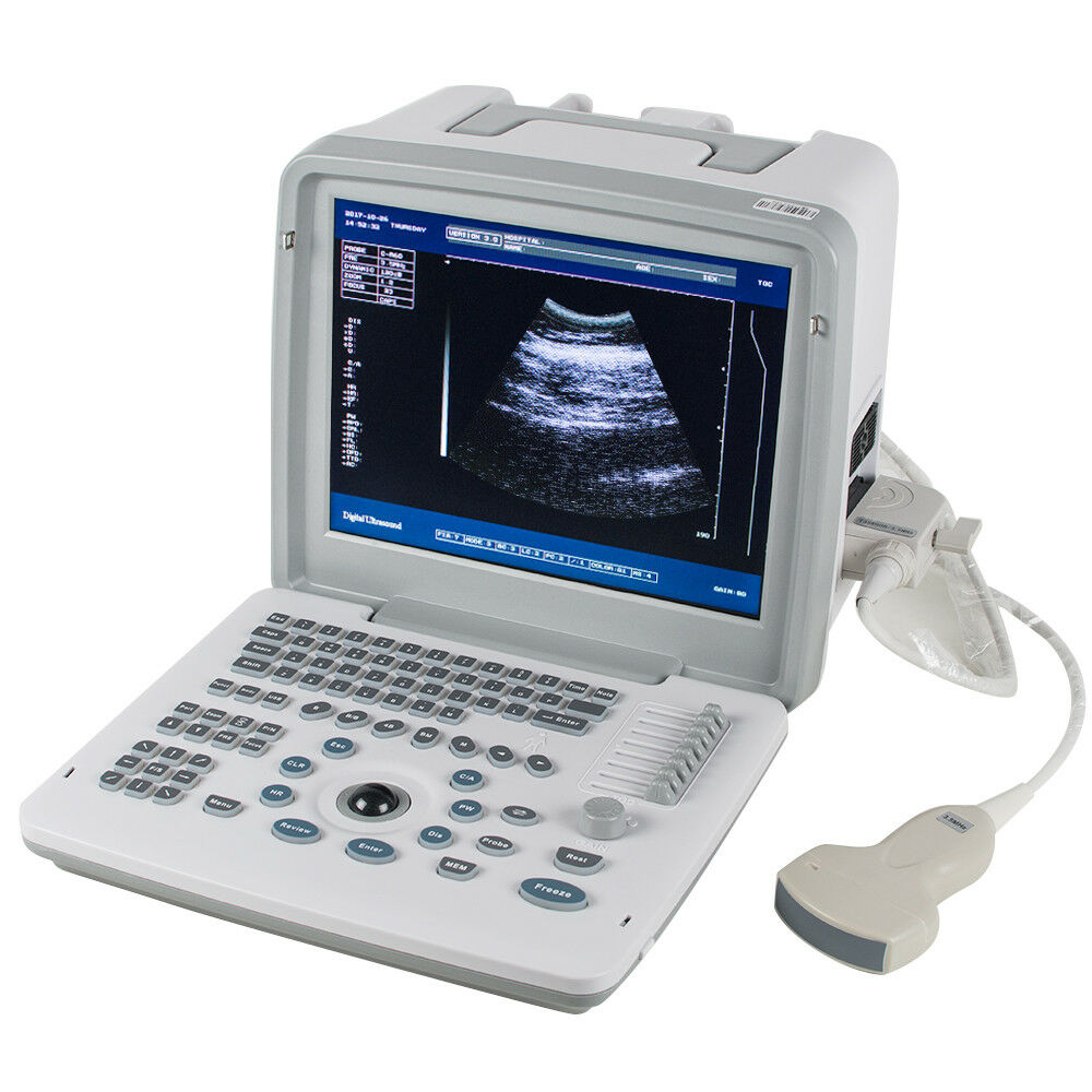 Sonography Digital Portable Ultrasound Scanner Machine with Convex Probe Free 3D 190891344144 DIAGNOSTIC ULTRASOUND MACHINES FOR SALE