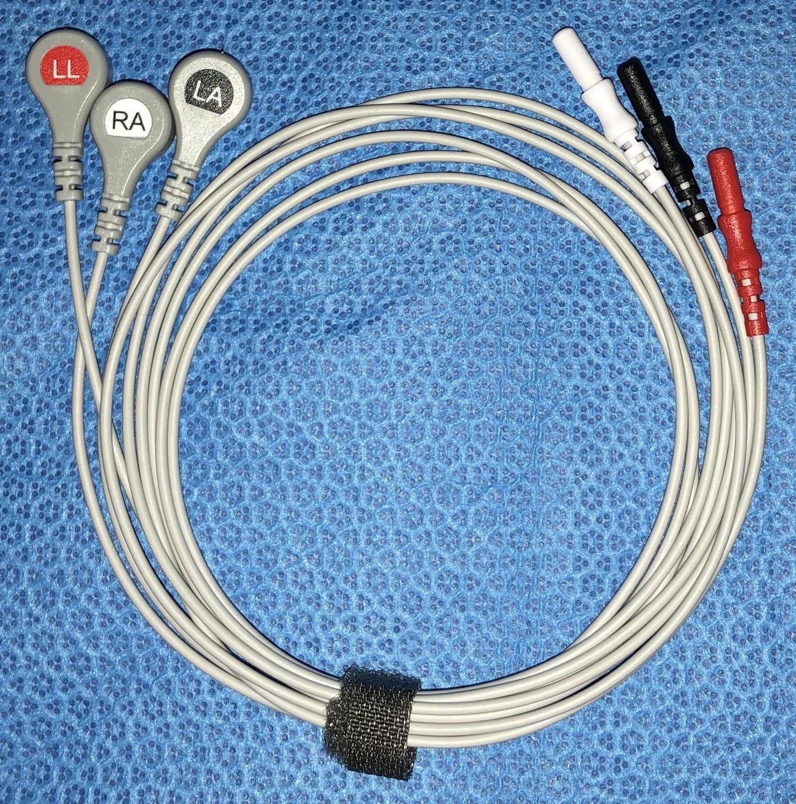 ECG Leadwire Holter Recorder 3 Leads Snap - Same Day Shipping - US Located DIAGNOSTIC ULTRASOUND MACHINES FOR SALE