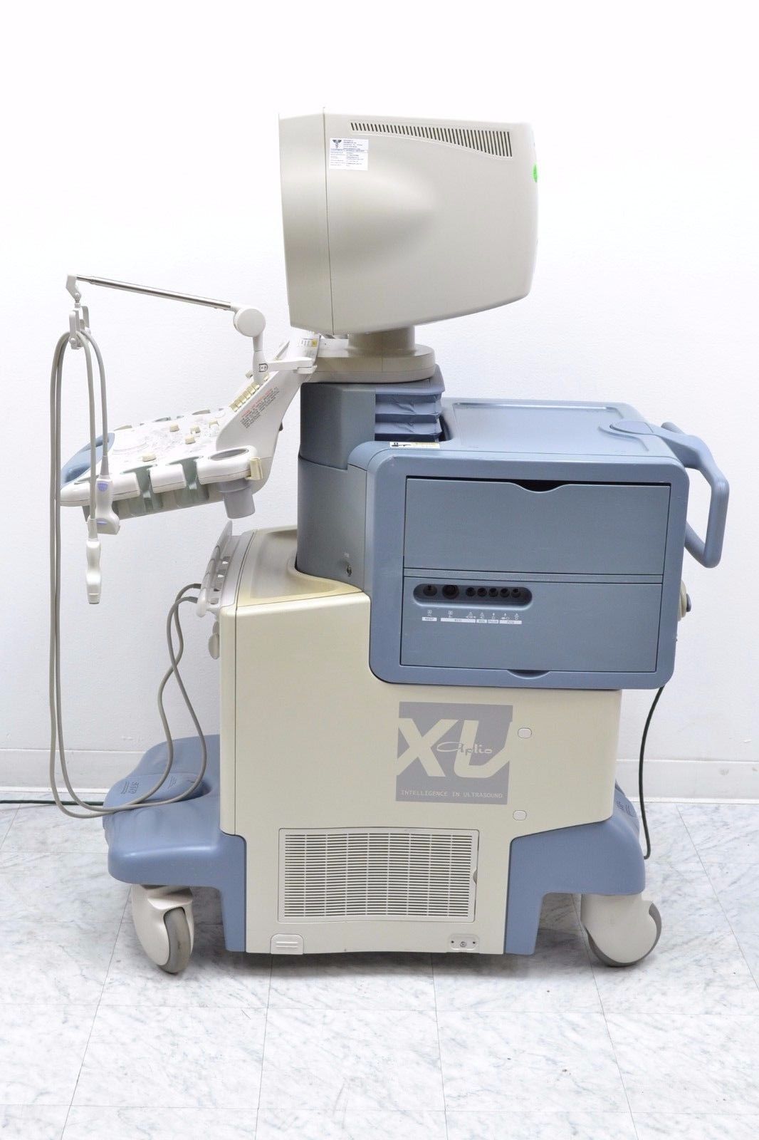 Toshiba SSA-770A Aplio XV Diagnostic Ultrasound W/ PVT-385BT/ PLT-1204AT Probes DIAGNOSTIC ULTRASOUND MACHINES FOR SALE