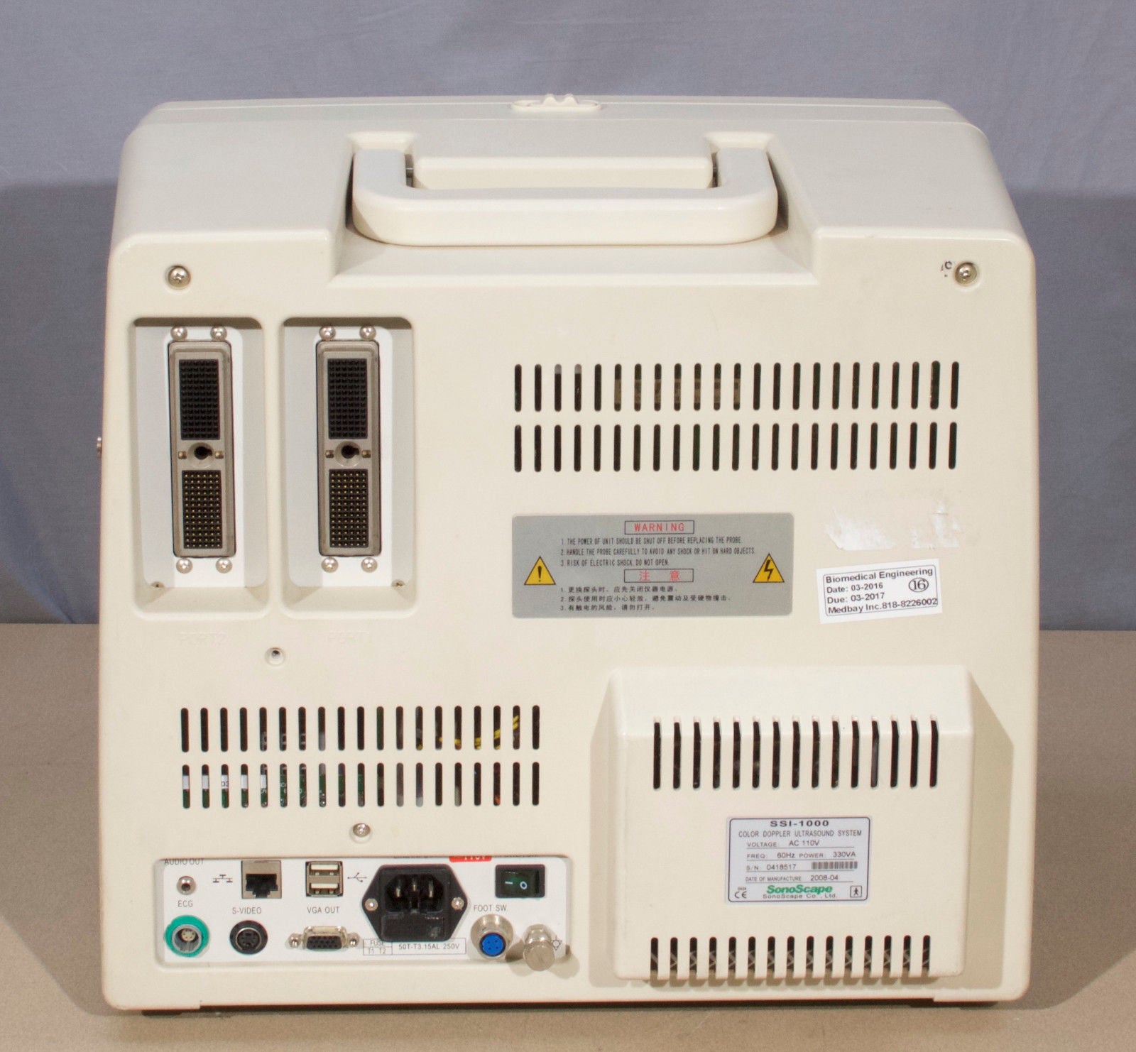 SonoScape SSI-1000 Ultrasound  (R16) DIAGNOSTIC ULTRASOUND MACHINES FOR SALE