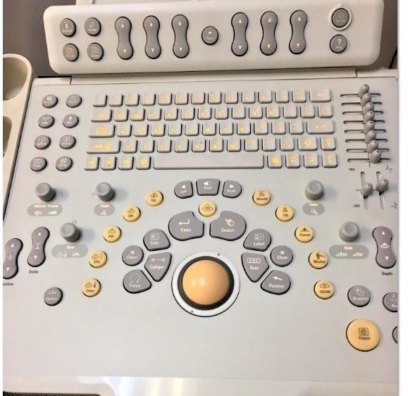 a close up of a computer keyboard with buttons