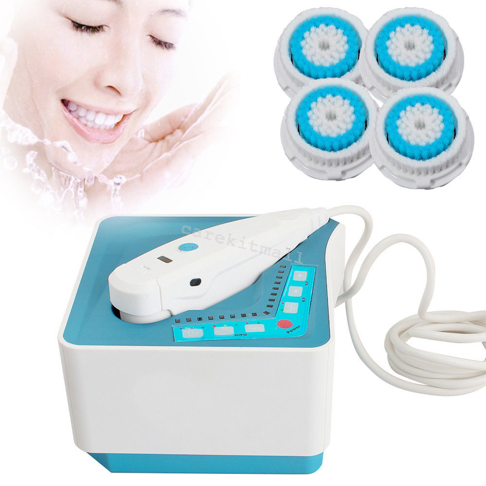 Ultrasonic Focused Ultrasound Ultrasonic HIFU RF LED Facial Machine+4*Face Brush 190891026361 DIAGNOSTIC ULTRASOUND MACHINES FOR SALE