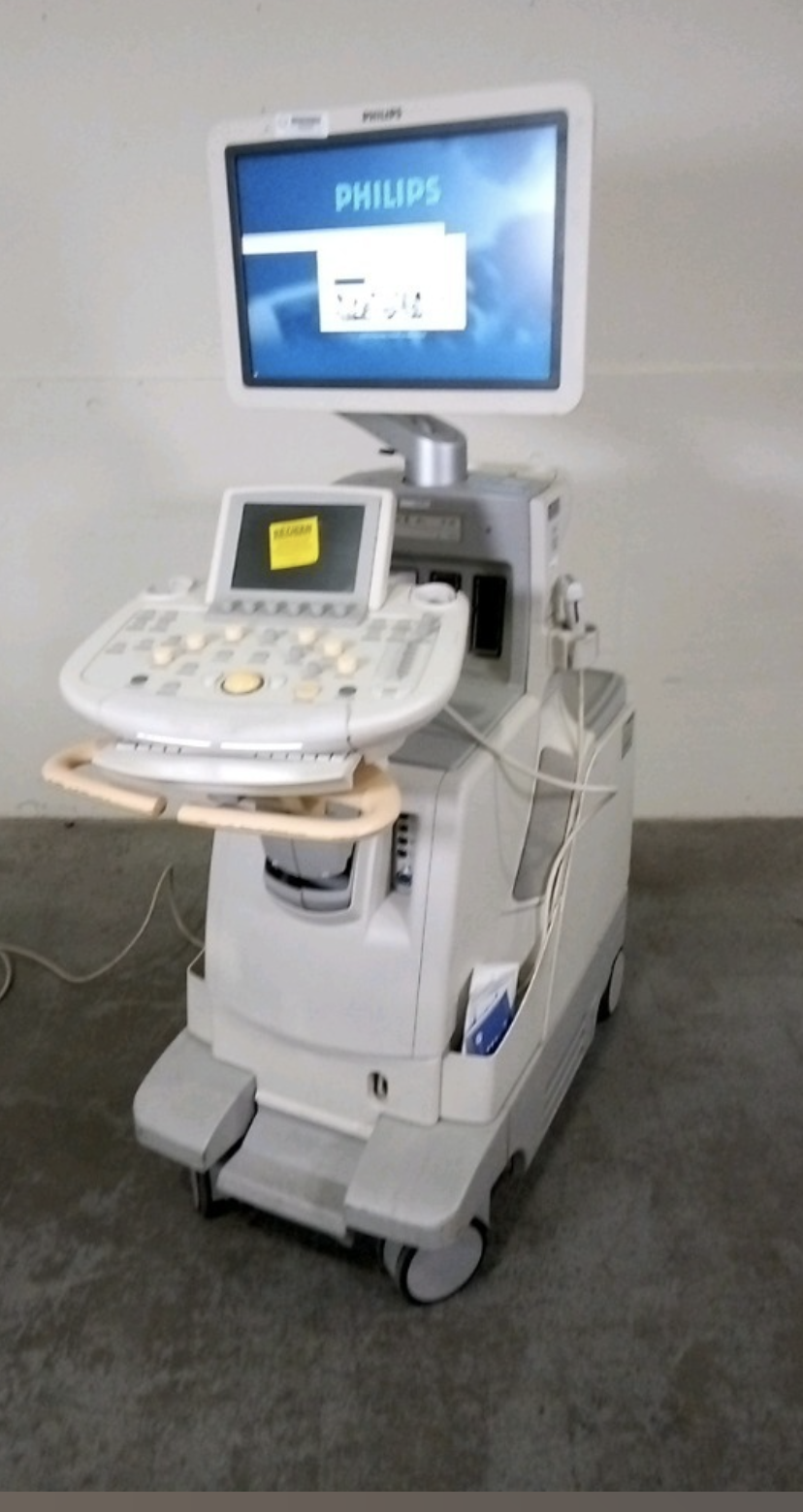 PHILIPS IU22 ULTRASOUND SYSTEM WITH 1 PROBE (L12-5) DIAGNOSTIC ULTRASOUND MACHINES FOR SALE