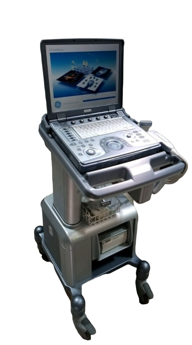 GE LOGIQ E PORTABLE ULTRASOUND MACHINE WITH 1 PROBE (12L) DIAGNOSTIC ULTRASOUND MACHINES FOR SALE